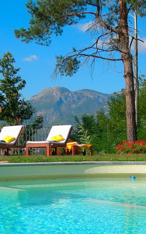 Villa Saida: slå samman, Utomhus