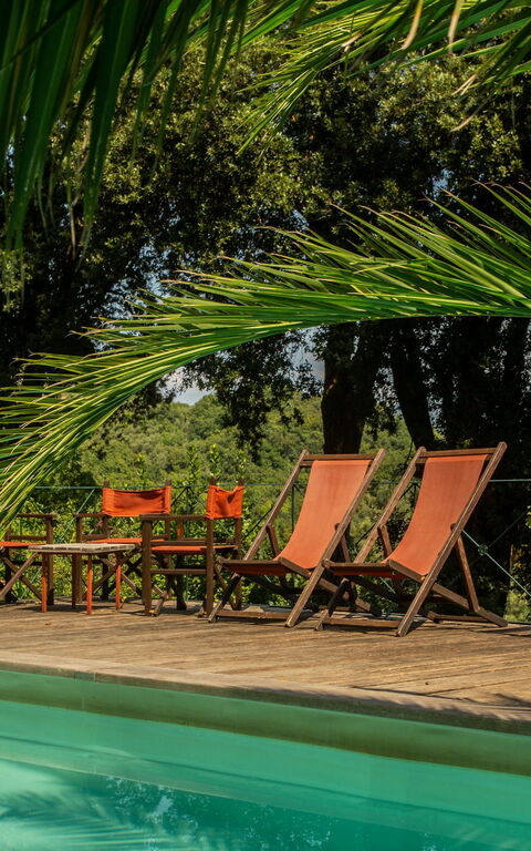 Villa Pedone: slå samman, Utomhus