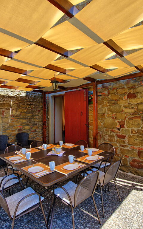 Villa Crispinino: Balkong / terrass / uteplats, Utomhus