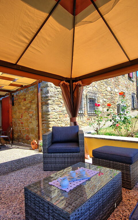 Villa Crispinino: Balkong / terrass / uteplats, Utomhus