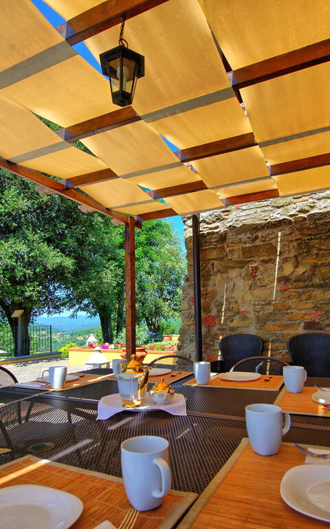 Villa Crispinino: Balkong / terrass / uteplats, Utomhus