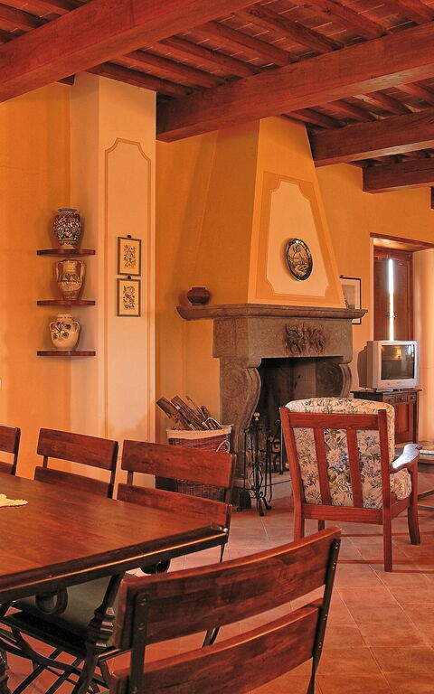 Villa Sant' Angelo: Lunchrum, Vardagsrum