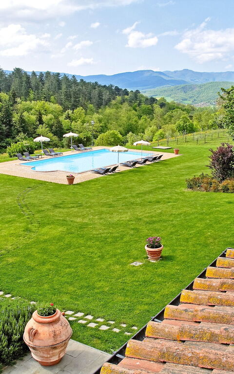 Villa Sant' Angelo: slå samman, Trädgård