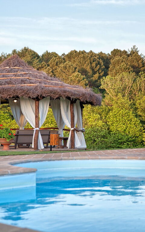 Villa Sant' Angelo: slå samman, Utomhus