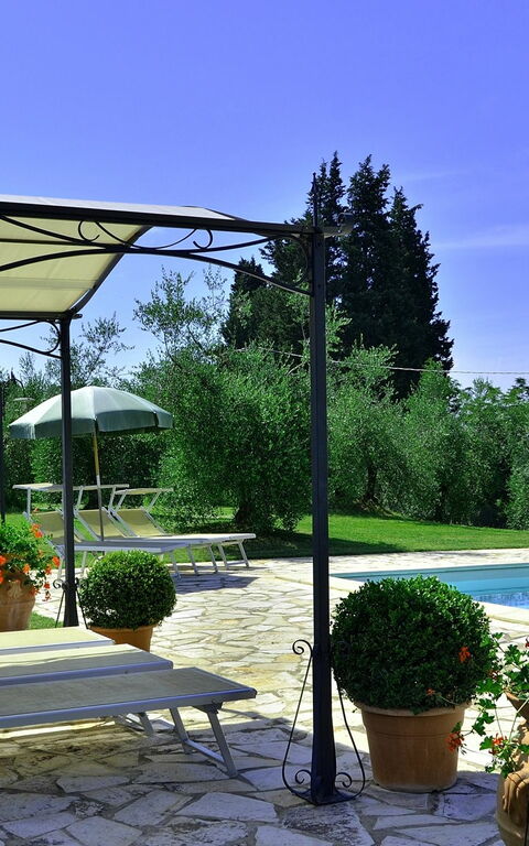 Villa Buonaparte: slå samman, Trädgård