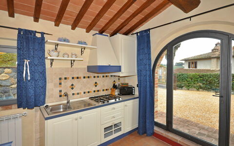 Semesterboende Ortensia: Kök, Lunchrum, Vardagsrum