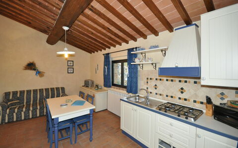 Semesterboende Ortensia: Kök, Lunchrum, Vardagsrum