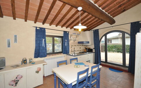 Semesterboende Ortensia: Kök, Lunchrum, Vardagsrum