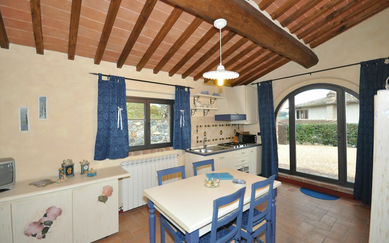 Semesterboende Ortensia: Kök, Lunchrum, Vardagsrum