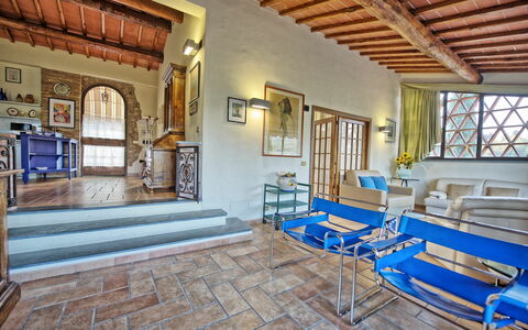 Semesterboende La Capanna: Vardagsrum