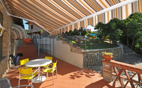 Semesterboende La Capanna: Balkong / terrass / uteplats