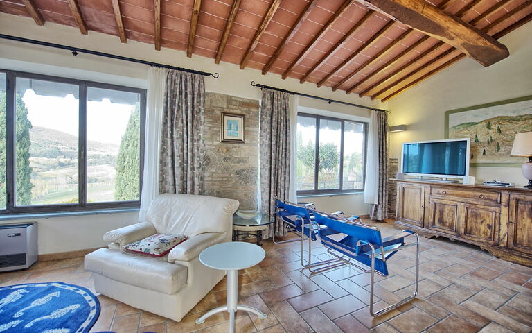 Semesterboende La Capanna: Vardagsrum