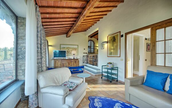 Semesterboende La Capanna: Vardagsrum