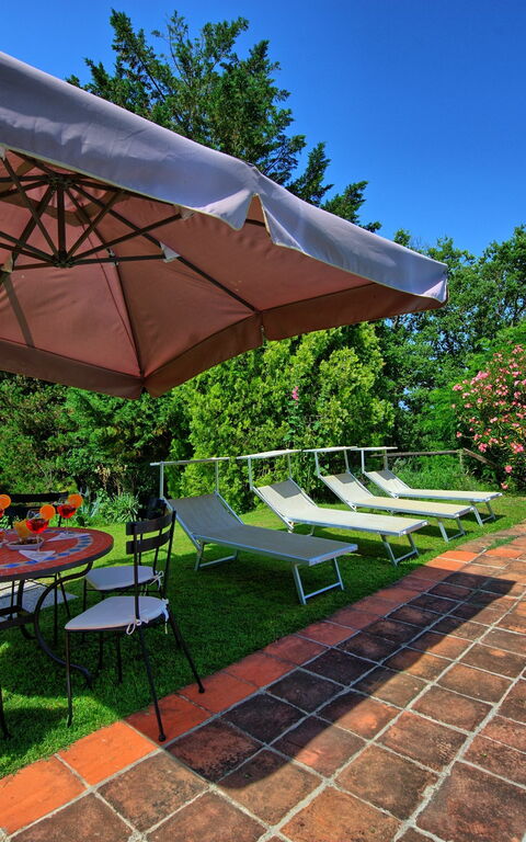 Villa Campogialli: slå samman, Trädgård