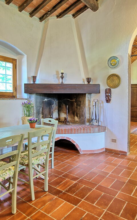 Villa Campogialli: Kök, Lunchrum