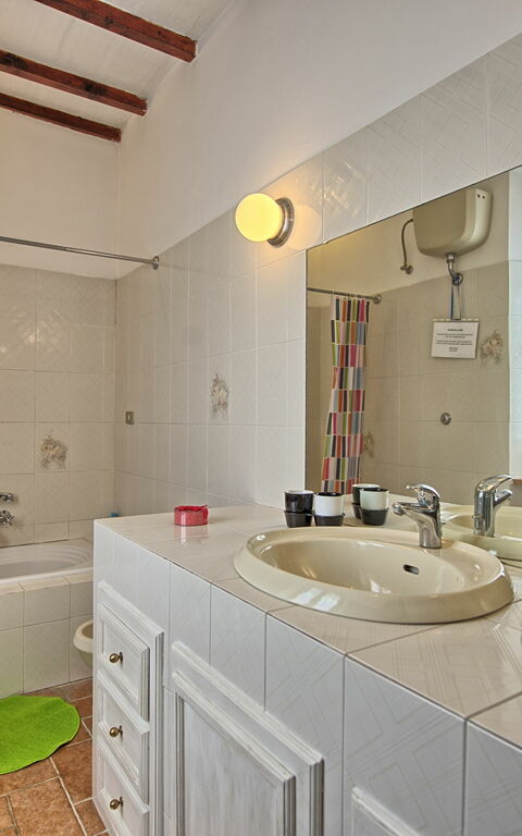 Villa Campogialli: Badrum