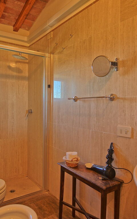 Villa Camaiore: Badrum