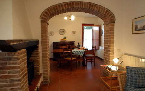 Semesterboende La Valle 7: Vardagsrum