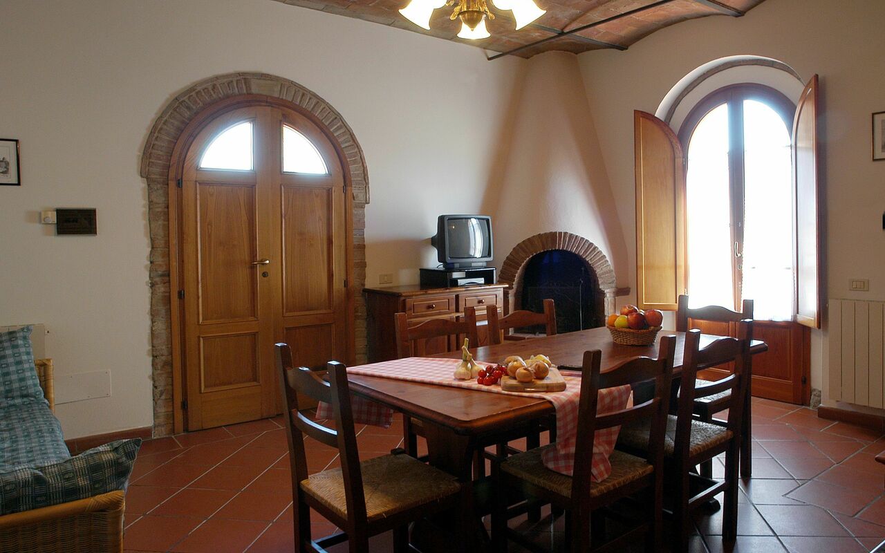 Semesterboende La Valle 2: Kök, Lunchrum, Vardagsrum