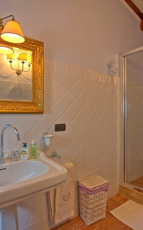 Villa Noceta: Badrum