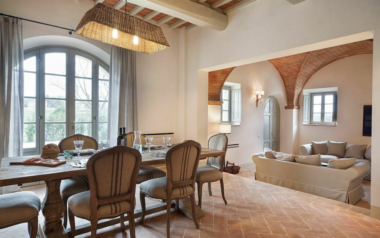 Semesterboende La Valle 2 Castelfalfi: Vardagsrum