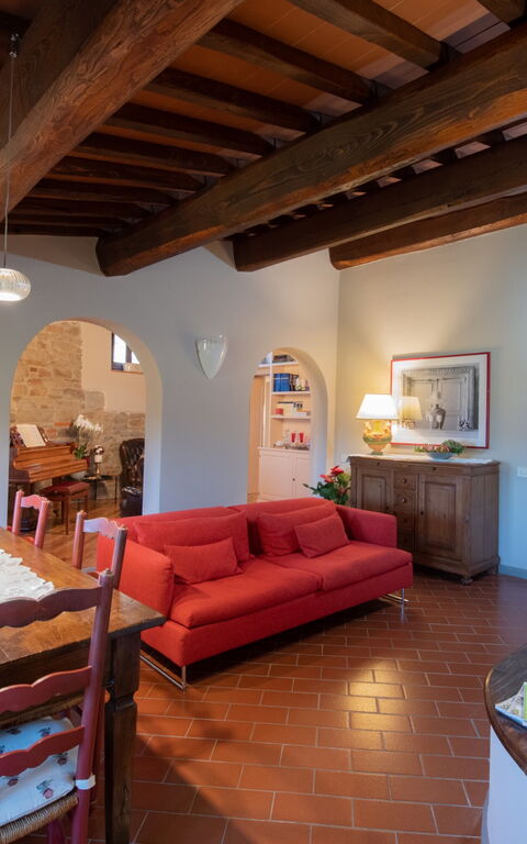 Villa Casalguidi: Lunchrum, Vardagsrum