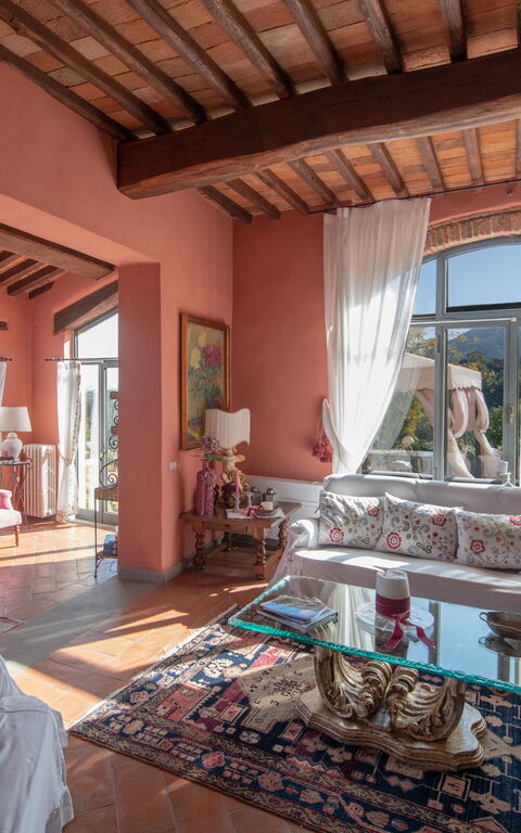 Villa Casalguidi: Vardagsrum