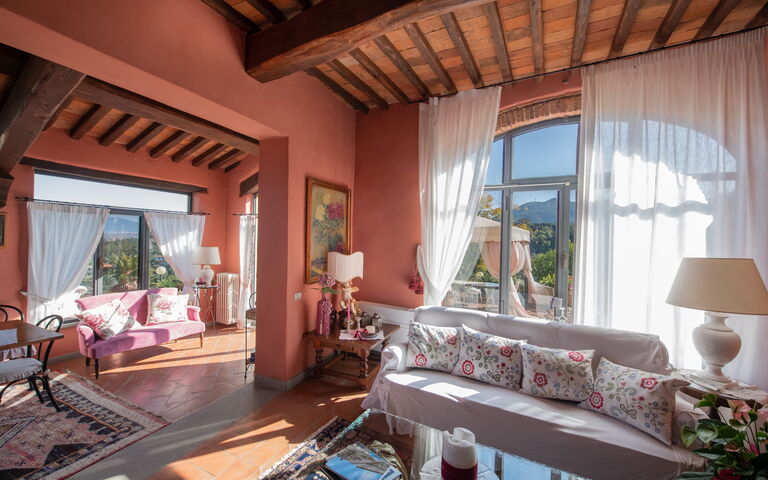 Villa Casalguidi: Vardagsrum