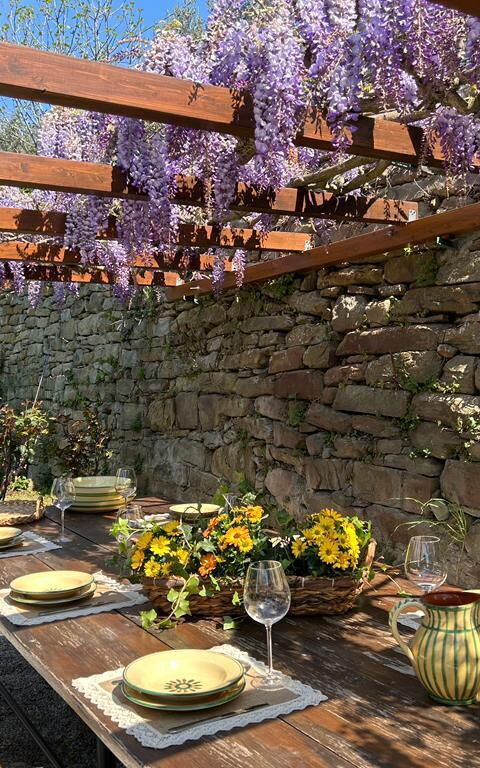 Antico Casale: Balkong / terrass / uteplats, Exteriör, Utomhus