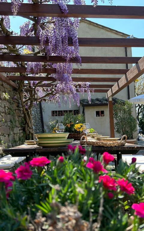 Antico Casale: Balkong / terrass / uteplats, Exteriör, Utomhus