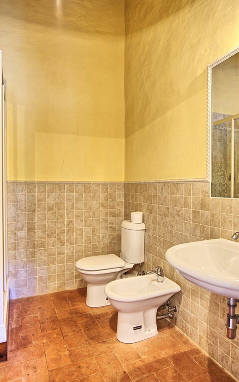 Villa Poggiolino: Badrum