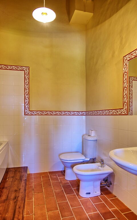 Villa Poggiolino: Badrum