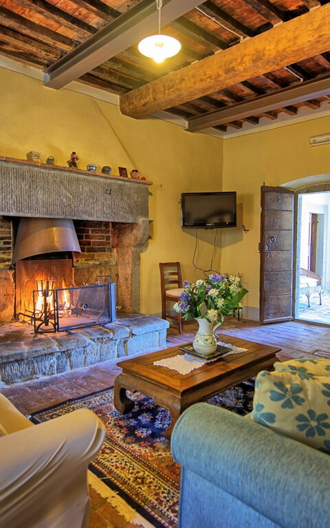 Villa Poggiolino: Vardagsrum