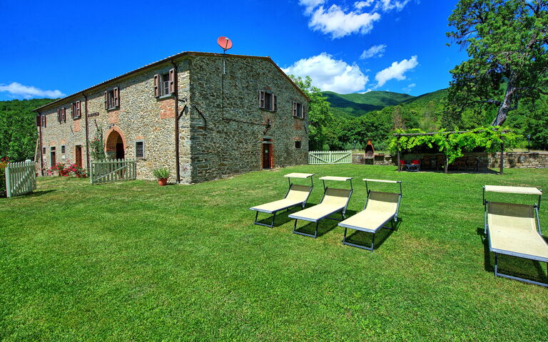 Villa Poggiolino: Exteriör, Trädgård