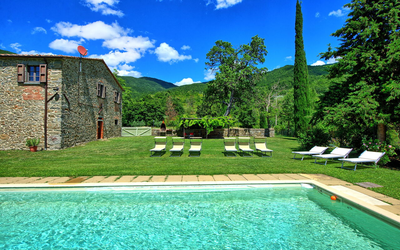 Villa Poggiolino: slå samman, Trädgård, Utomhus