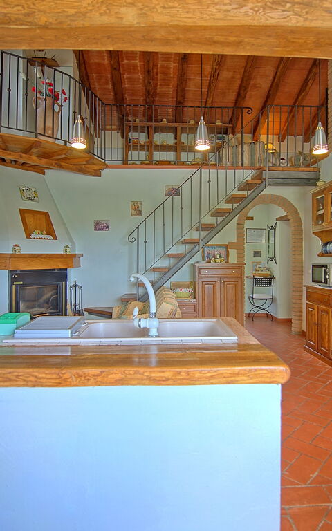 Villa Margherita Due: Kök, Lunchrum, Vardagsrum