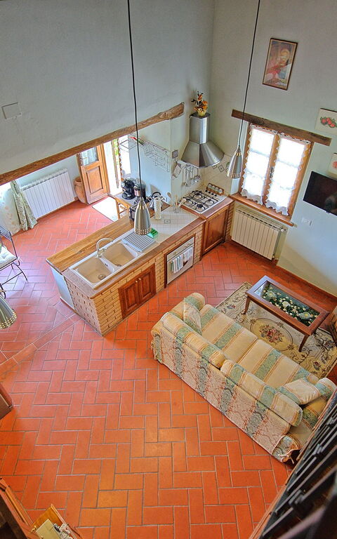 Villa Margherita Due: Kök, Lunchrum, Vardagsrum