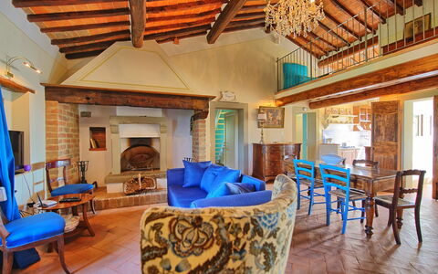 Semesterboende Belvedere Apartment: Lunchrum, Vardagsrum