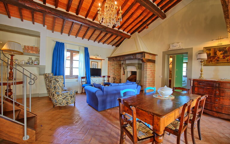 Semesterboende Belvedere Apartment: Lunchrum, Vardagsrum