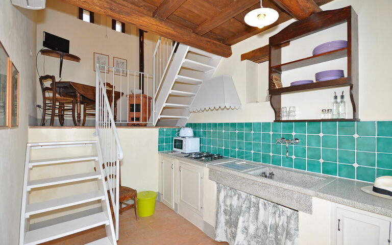 Semesterboende Forno House: Kök, Lunchrum, Vardagsrum