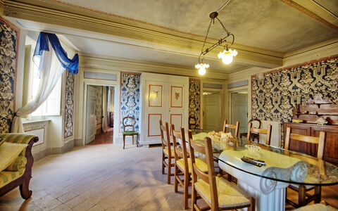 Semesterboende Conte: Lunchrum, Vardagsrum