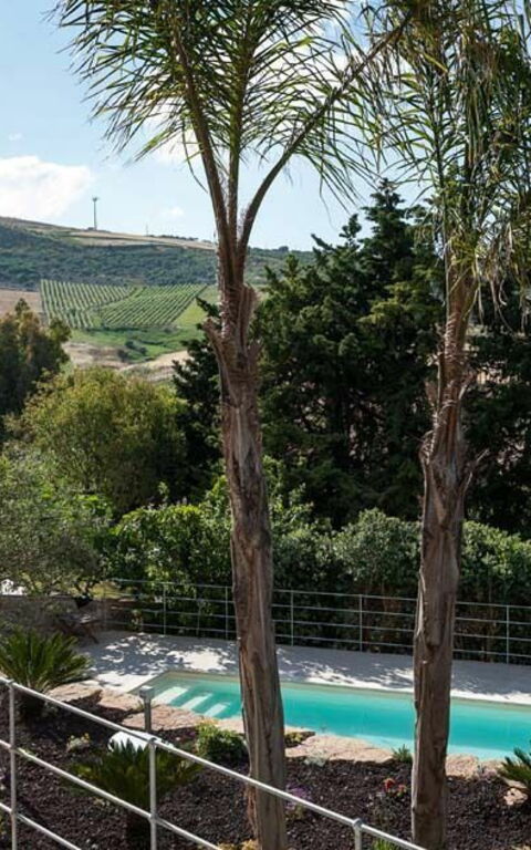 Baglio Maranzano - Titi: slå samman, Trädgård