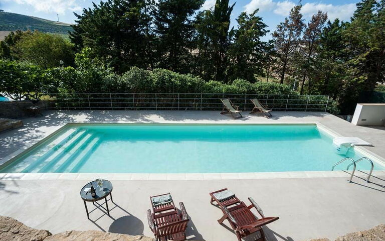 Baglio Maranzano - Titi: slå samman, Trädgård