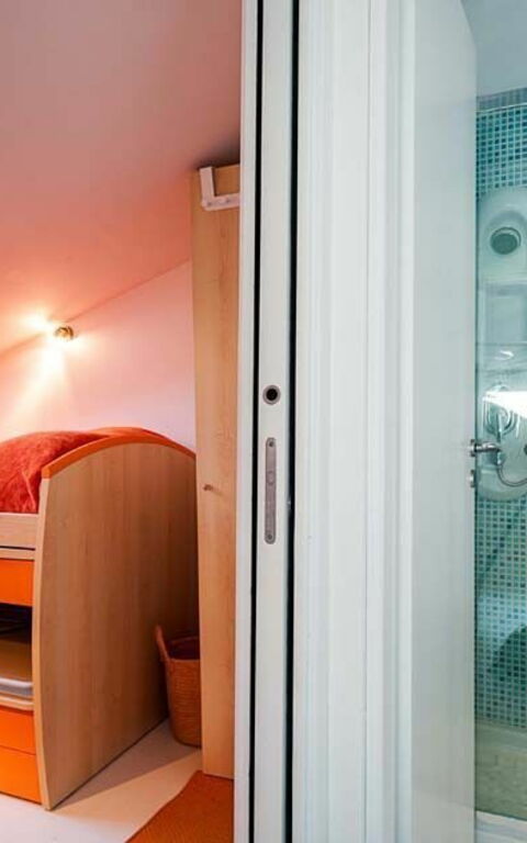 Cala Marina: Badrum, sovrum