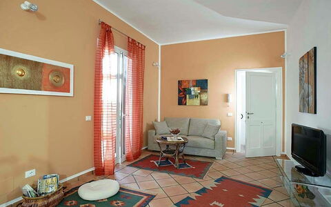 Semesterboende Casa Marsala 2: Kök, Lunchrum, Vardagsrum