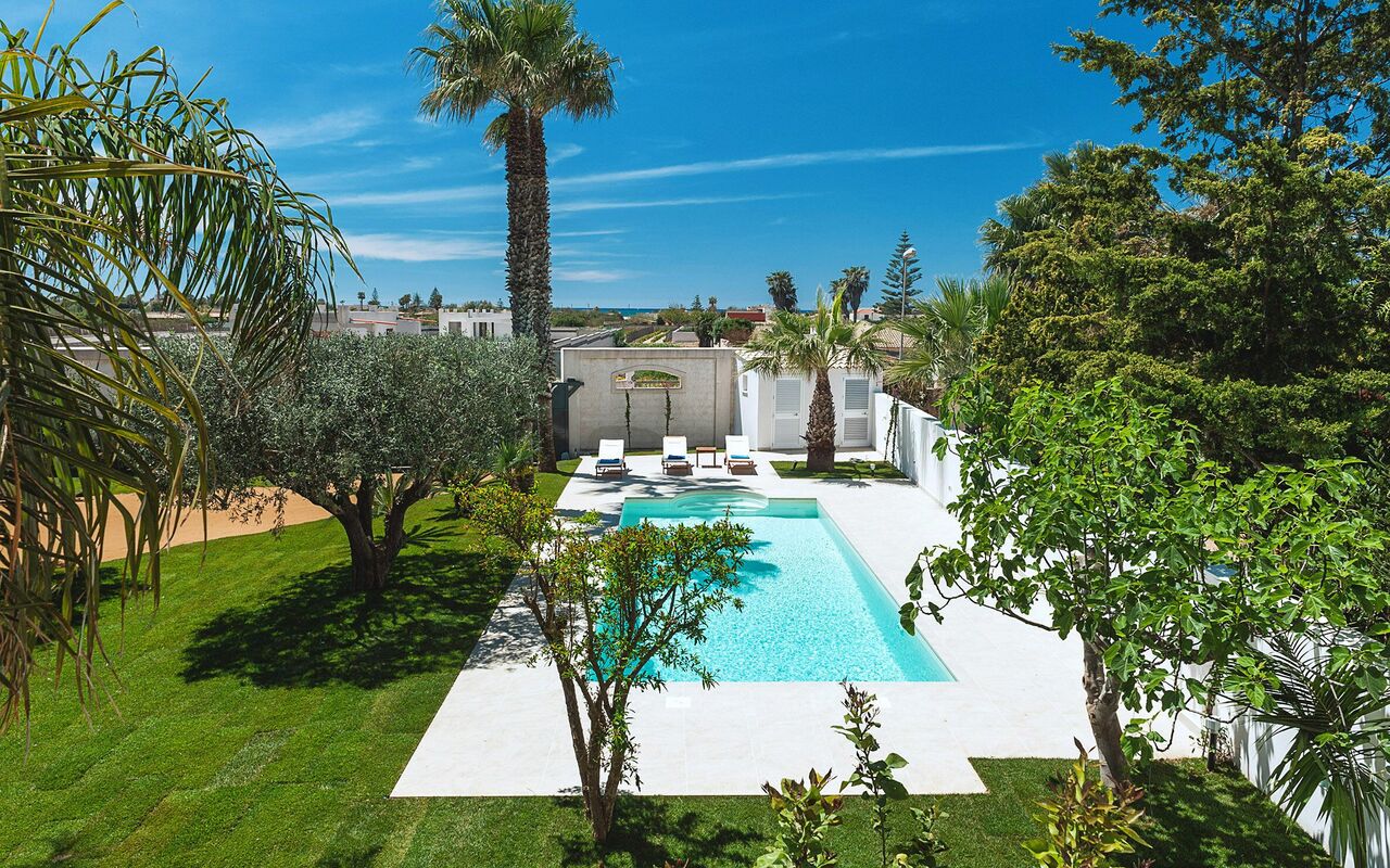 Casa Marsala: slå samman, Trädgård