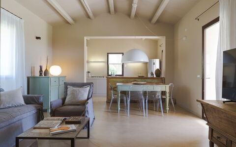 Semesterboende Isla Verde - Ulivi: Vardagsrum