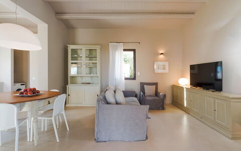 Semesterboende Isla Verde - Gelsi: Lunchrum, Vardagsrum