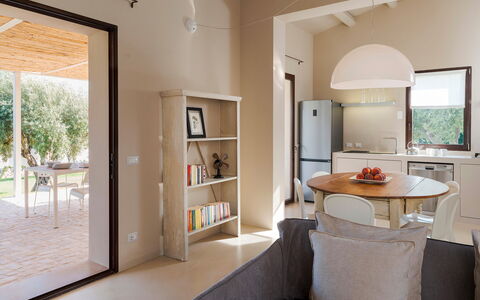 Semesterboende Isla Verde - Gelsi: Kök, Lunchrum, Vardagsrum