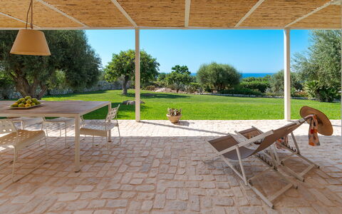 Semesterboende Isla Verde - Ulivi: Balkong / terrass / uteplats, Exteriör, Trädgård, Utomhus, Visningar